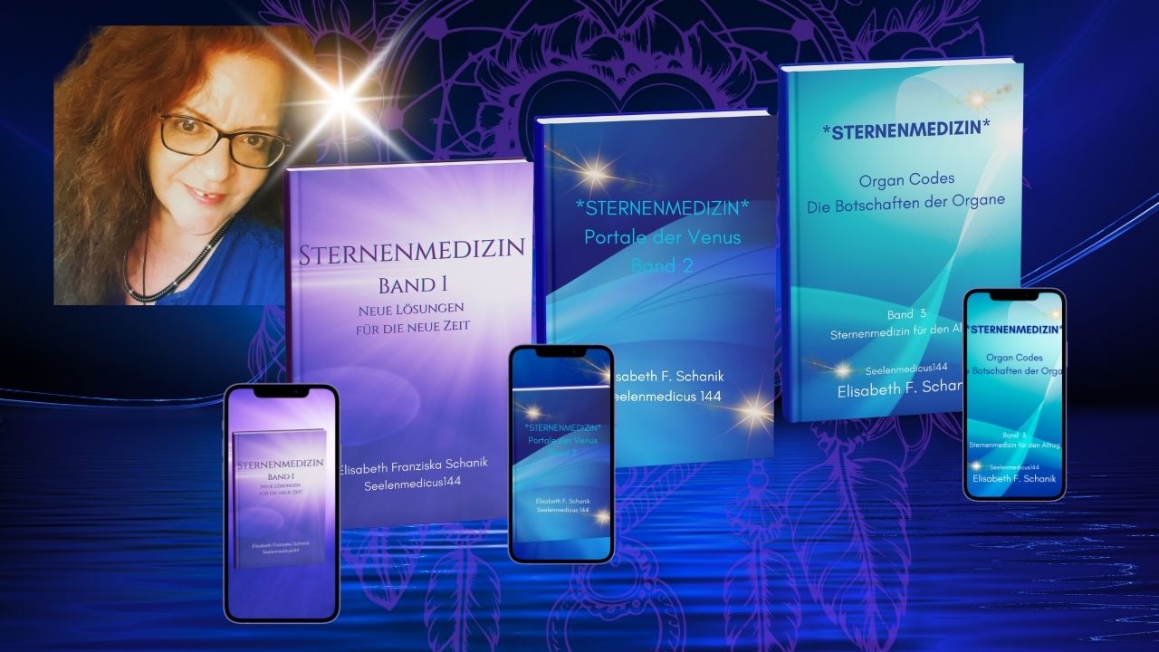 Bücher Sternenmedizin-Elisabeth-Schanik-3Bücher